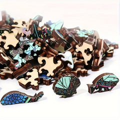 Wooden Jigsaw Puzzles Magic Puzzles Unique Irregular Shaped Wooden Puzzles