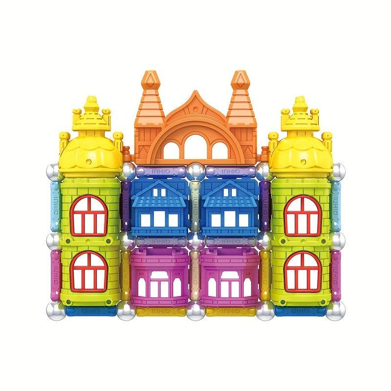 Magnetic Building Blocks Castle Educational Puzzle Toy