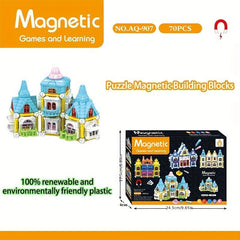Magnetic Building Blocks Castle Educational Puzzle Toy