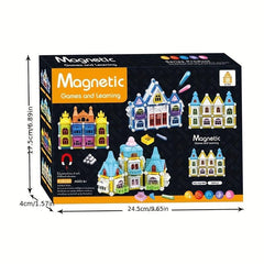Magnetic Building Blocks Castle Educational Puzzle Toy
