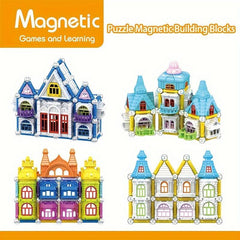 Magnetic Building Blocks Castle Educational Puzzle Toy