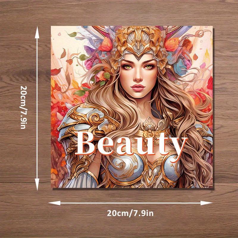 40pcs Beauty Coloring Book & Paper Set - Halloween Thanksgiving Christmas