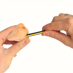 Creative Hand Crank Pencil Sharpener Nose Shape