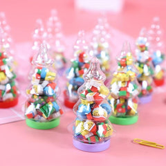 Christmas Tree Eraser Bottle Santa Claus Kindergarten Gift Kids Learning