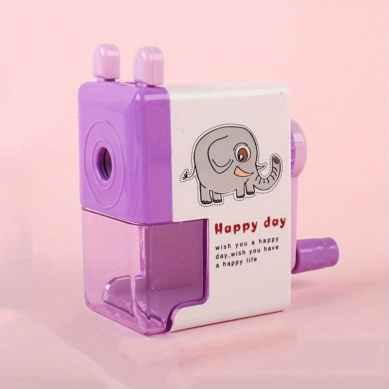 Single Hole Pencil Sharpener Boxed Student Stationery Handheld