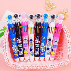Cartoon 10 Ballpoint Pen Student Handbook School Prizes Office Marker Pen