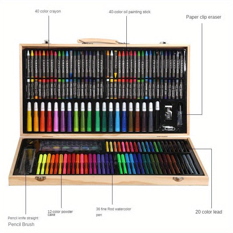 180pcs Painting Set Washable Watercolor Art Crayon