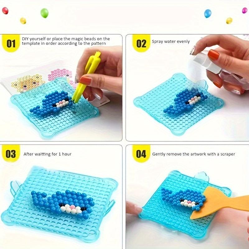 1000pcs Water Mist Magic Beads Set for Creative Crafts