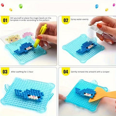 1000pcs Water Mist Magic Beads Set for Creative Crafts