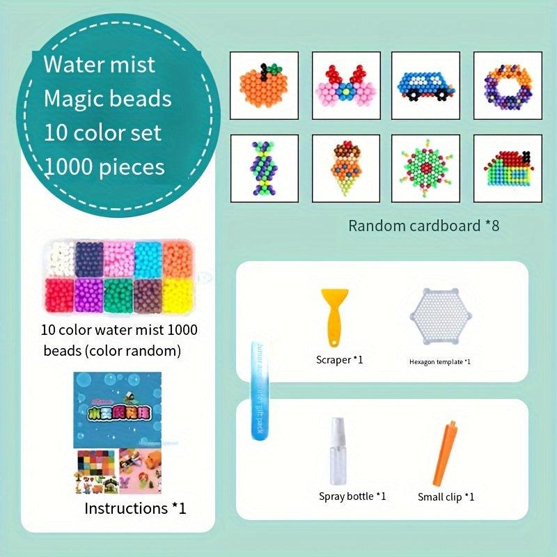 1000pcs Water Mist Magic Beads Set for Creative Crafts