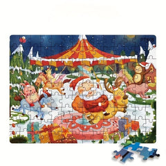 Christmas Santa Claus 126 Pc Puzzle Assembly Gift