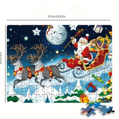 Christmas Santa Claus 126 Pc Puzzle Assembly Gift