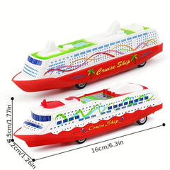 Pull Back Toy Boat Model for Kids, Kindergarten Activity Gift