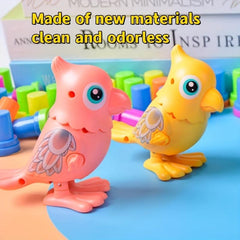 Bouncing Parrot On Chain Children's Toy Fun Creative Clean Tasteless