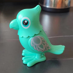 Bouncing Parrot On Chain Children's Toy Fun Creative Clean Tasteless