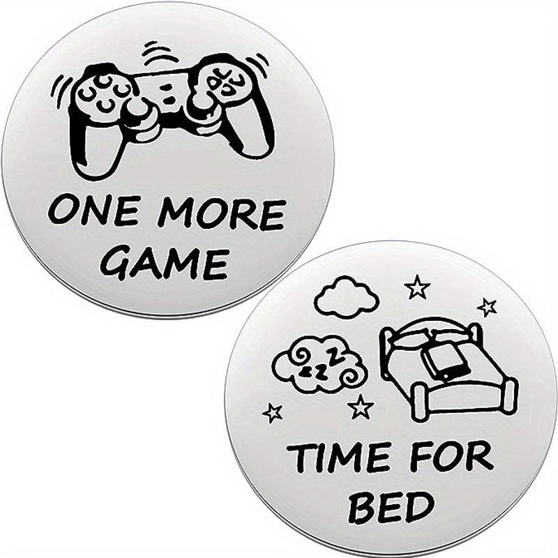 Funny Destiny Flip Coin For Gamers Sons Decision Maker Coin Game Lover