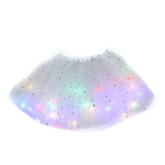 LED Light Princess Skirt Wedding Party Dancing Miniskirt