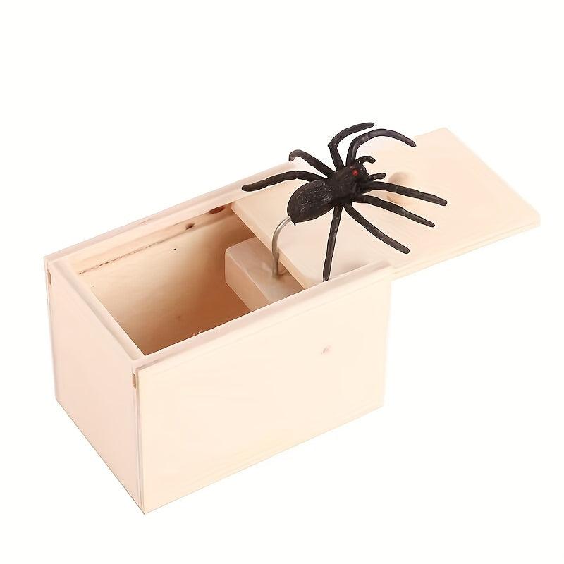 Scary Wooden Box Worms Halloween Prank Toy