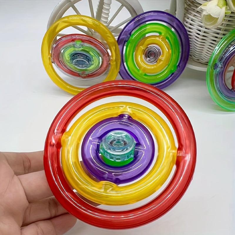 2Pcs Fidget Spinner Ball Spinning Decompression 3D Rotation Infinite Flip Maze