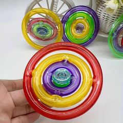 2Pcs Fidget Spinner Ball Spinning Decompression 3D Rotation Infinite Flip Maze
