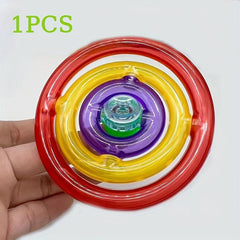 2Pcs Fidget Spinner Ball Spinning Decompression 3D Rotation Infinite Flip Maze