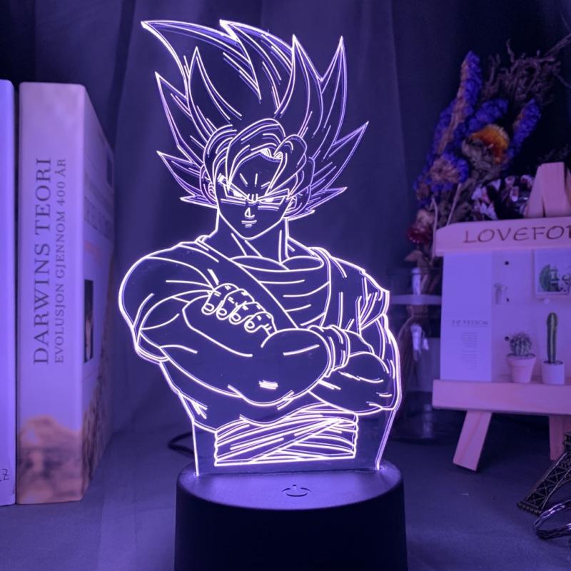 Anime Figure Night Light 3D Led Sleeping Scene Desk Lamp Decor