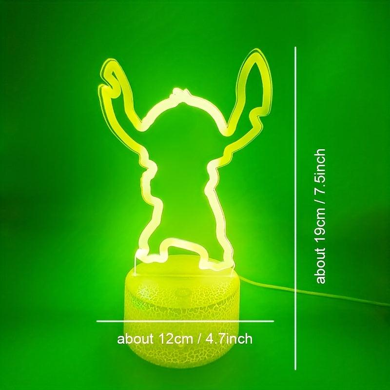 Anime Figure 3D Night Light for Desk LED PUBG Toys - Gift Room Decor