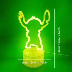 Anime Figure 3D Night Light for Desk LED PUBG Toys - Gift Room Decor