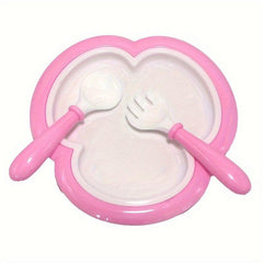 18 inch Doll Accessory Set Baby Bottle Drinking Cup Plate Fork