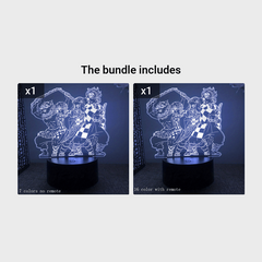 3D LED Lamp Anime Figure Night Light Children Gift