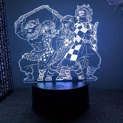 3D LED Lamp Anime Figure Night Light Children Gift