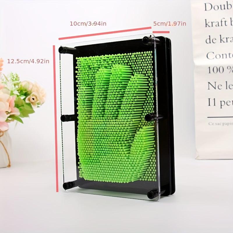 3D Clone Hand Model Needle Drawing Square Plastic Handprint Birthday Gift Toy
