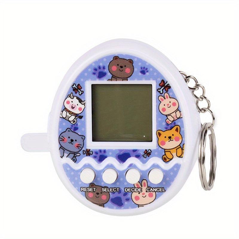 Electronic Pet Machine Mini Handheld Pet Egg Virtual Rabbit Keychain