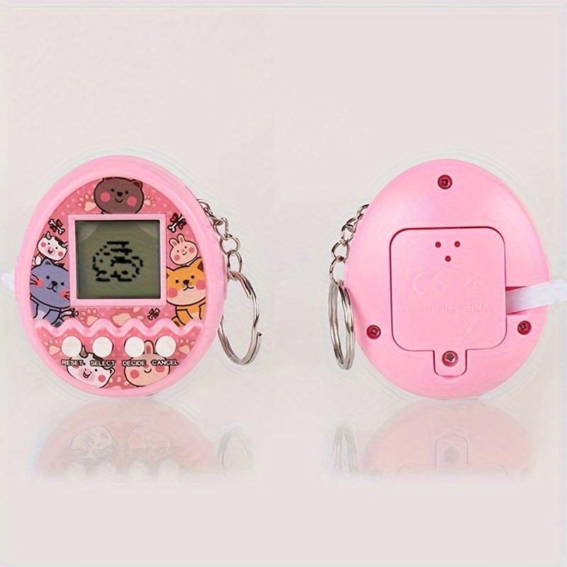 Electronic Pet Machine Mini Handheld Pet Egg Virtual Rabbit Keychain