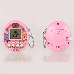 Electronic Pet Machine Mini Handheld Pet Egg Virtual Rabbit Keychain