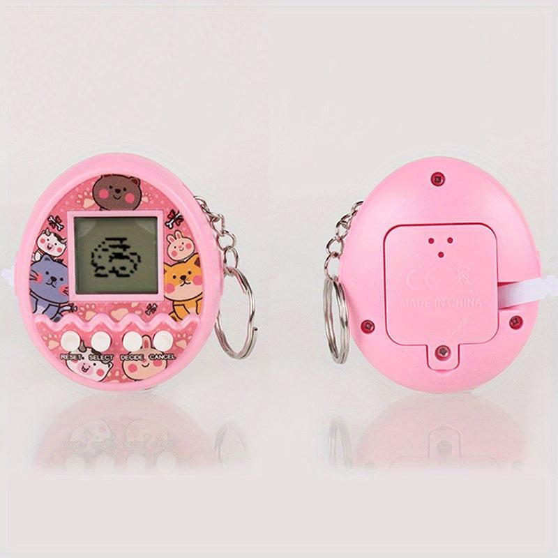 Electronic Pet Machine Mini Handheld Pet Egg Virtual Rabbit Keychain