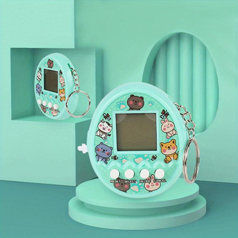 Electronic Pet Machine Mini Handheld Pet Egg Virtual Rabbit Keychain