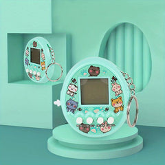 Electronic Pet Machine Mini Handheld Pet Egg Virtual Rabbit Keychain