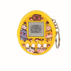 Electronic Pet Machine Mini Handheld Pet Egg Virtual Rabbit Keychain
