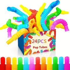 24pcs Sensory Toys Fine Motor Skills Learning Decompression Activity Toys
