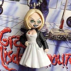 6pcs Horror Doll Key Chain Pendant Hand Toy Set