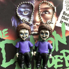 6pcs Horror Doll Key Chain Pendant Hand Toy Set