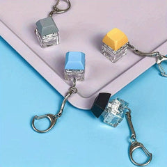 Keyboard Fidget Keychain Stress Relief Toys for Adults and Kids
