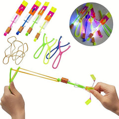 12pcs Luminous Slingshot Dragonfly Night Toys Glow In Dark Party Favors