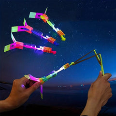 12pcs Luminous Slingshot Dragonfly Night Toys Glow In Dark Party Favors