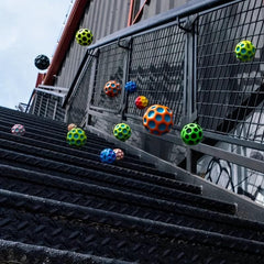 High Bouncing Space Balls for Hand-Eye Coordination Training
