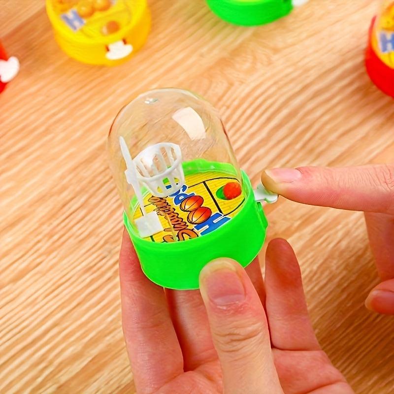6pcs Finger Shooting Basketball Stress Reliever Toys