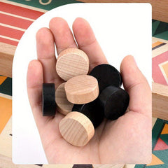 Wooden Bouncing Chess Interactive Game
