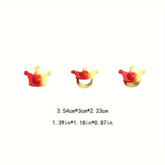 5pcs Silicone Finger Ring Bubble Decompression Ball Toy Gift