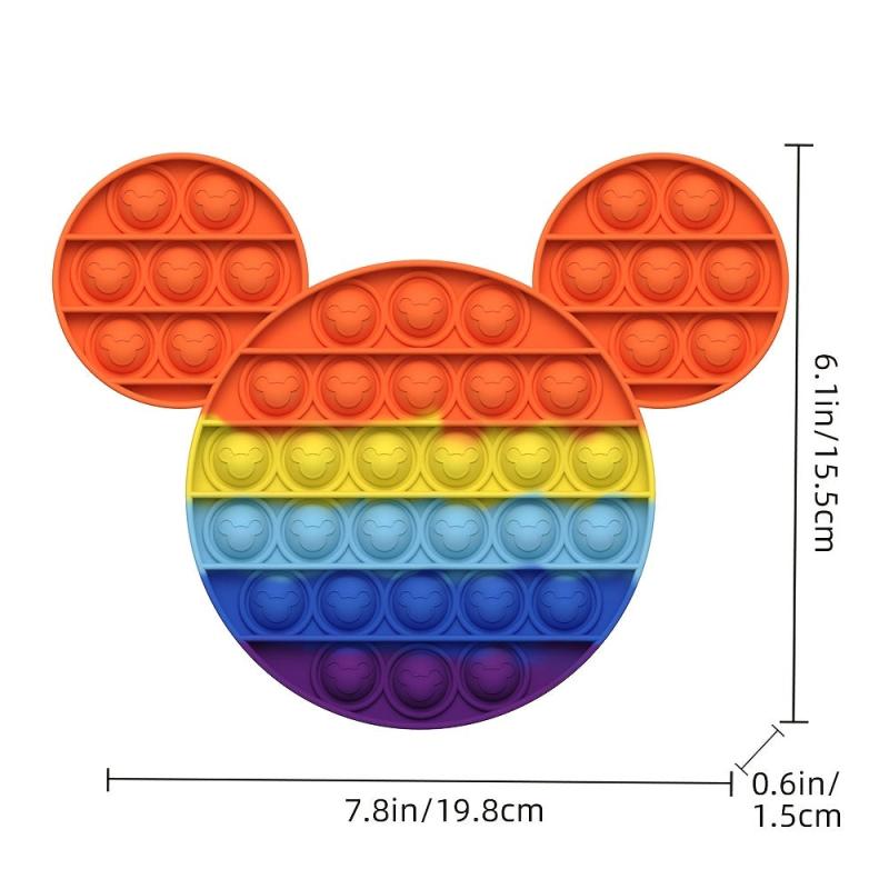 Push Bubble Pop Fidget Sensory Toy for Kids